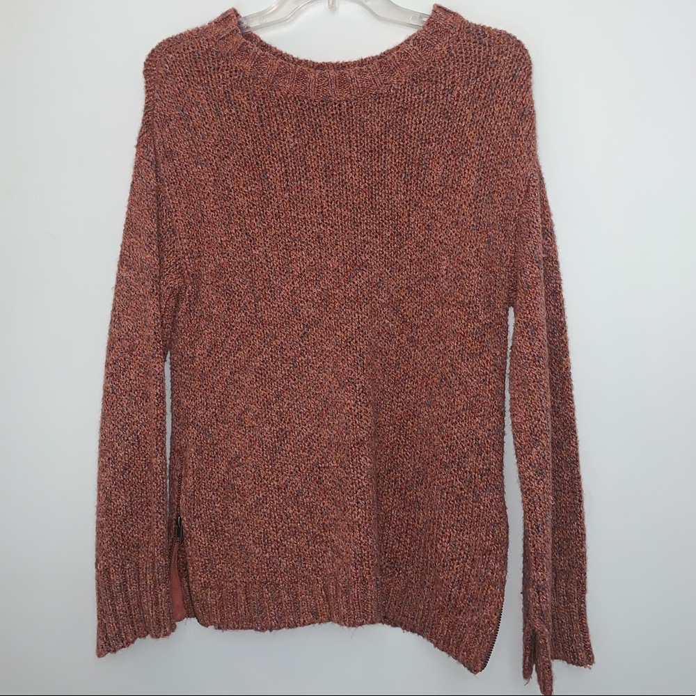 AEO Burnt Orange Knit Sweater Top